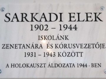 Emlékhét Sarkadi Elek tiszteletére